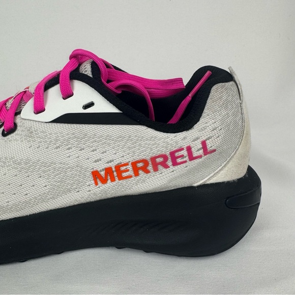 Merrell Morphlite Womens Running Shoes White Pink Mesh Cushioned Sz 8 J068230 - Picture 11 of 13